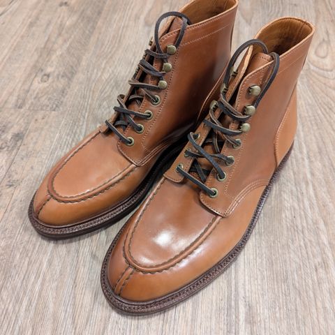 Grant Stone Ottawa Boot in Horween Honey Glazed Shell Cordovan