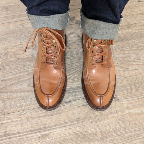 Grant Stone Ottawa Boot in Horween Honey Glazed Shell Cordovan