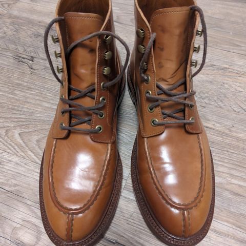 Grant Stone Ottawa Boot in Horween Honey Glazed Shell Cordovan