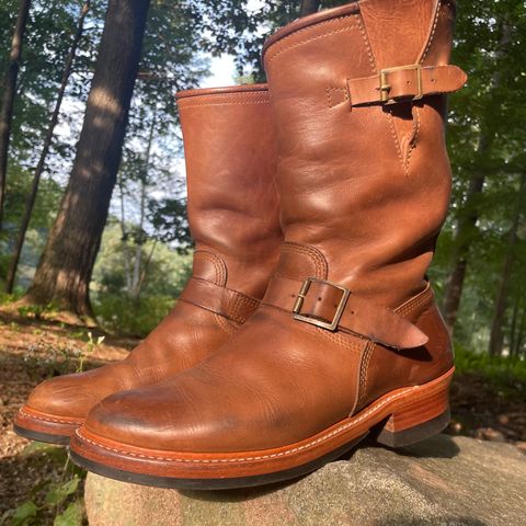 John Lofgren Wabash Engineer Boots in Natural