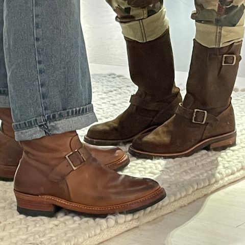 John Lofgren Wabash Engineer Boots in Natural