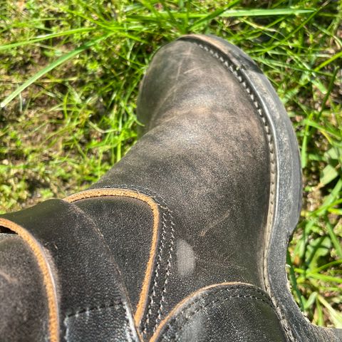 Attractions BILTBUCK Engineer Boots in Black Italian Horsebutt