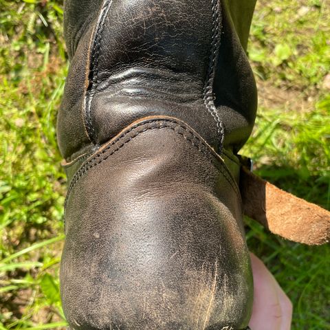 Attractions BILTBUCK Engineer Boots in Black Italian Horsebutt