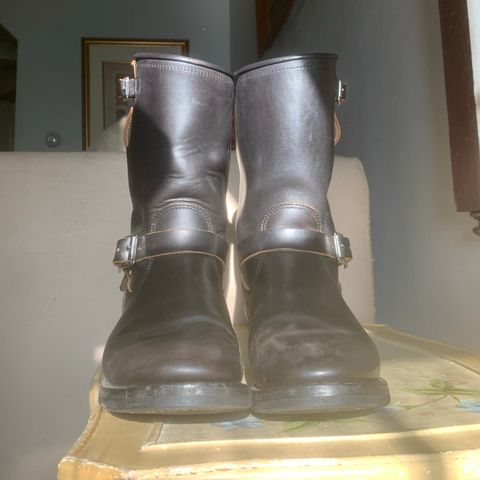Attractions BILTBUCK Engineer Boots in Black Italian Horsebutt