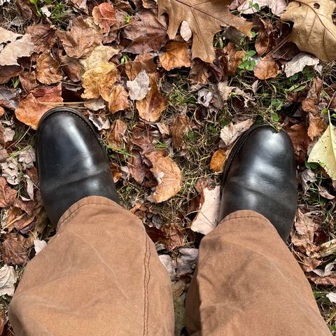 Attractions BILTBUCK Engineer Boots in Black Italian Horsebutt