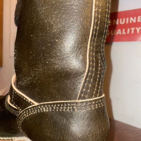 Search result thumbnail of Wesco 1939 Engineer Boot in Horween Olive Waxed Flesh