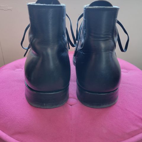 View photo of Viberg Service Boot in Shinki Black Latigo Teacore Horsehide