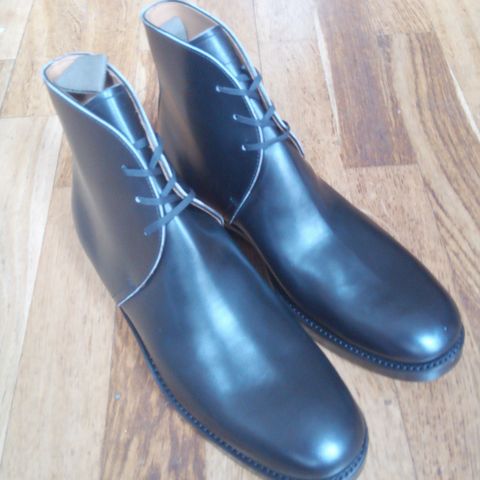 Clinch George Boots in Black French Kip Emboss