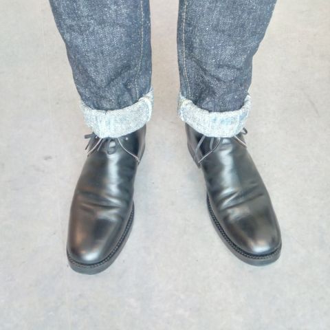 Clinch George Boots in Black French Kip Emboss
