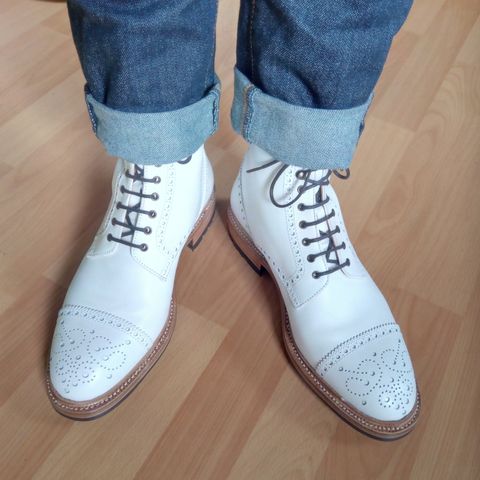 Carmina Toecap Brogue Jumper Boots 80459