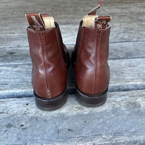 View photo of R.M. Williams Signature Craftsman Boot in Dark Tan Veal Calf