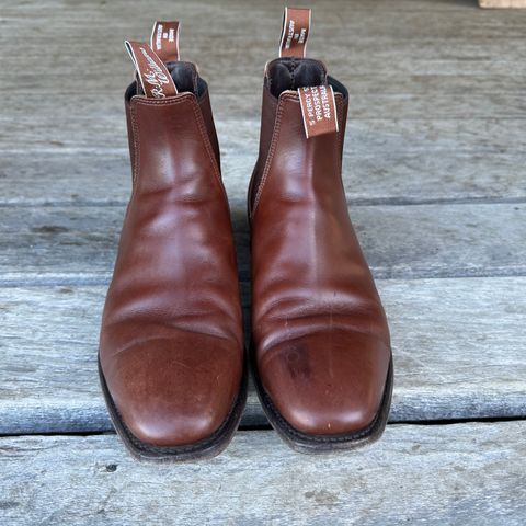 View photo of R.M. Williams Signature Craftsman Boot in Dark Tan Veal Calf