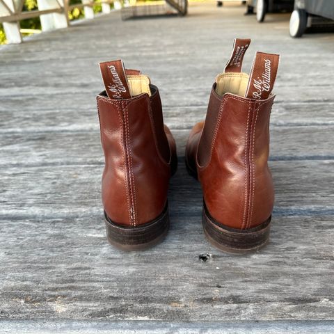 View photo of R.M. Williams Signature Craftsman Boot in Dark Tan Veal Calf