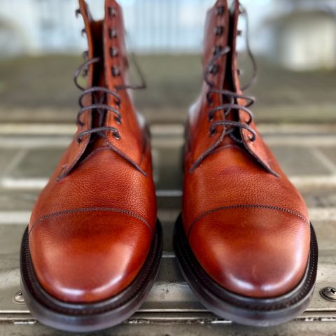 Edward Green Galway in Rosewood Country Calf