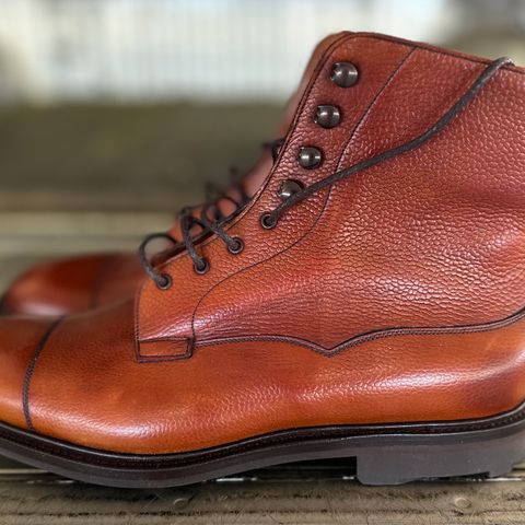 Edward Green Galway in Rosewood Country Calf