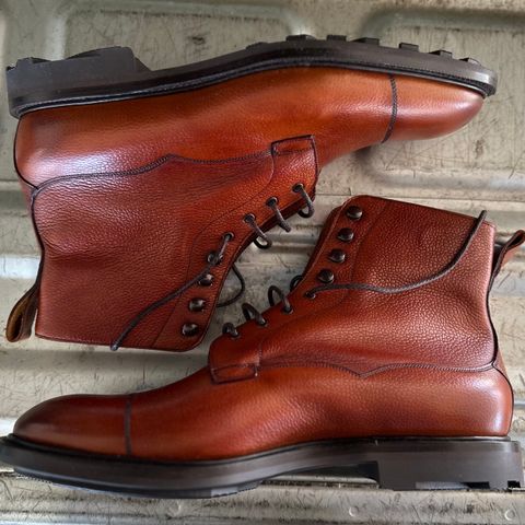 Edward Green Galway in Rosewood Country Calf