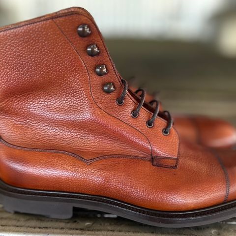 Edward Green Galway in Rosewood Country Calf