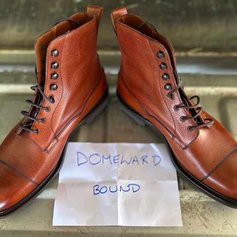 Edward Green Galway in Rosewood Country Calf