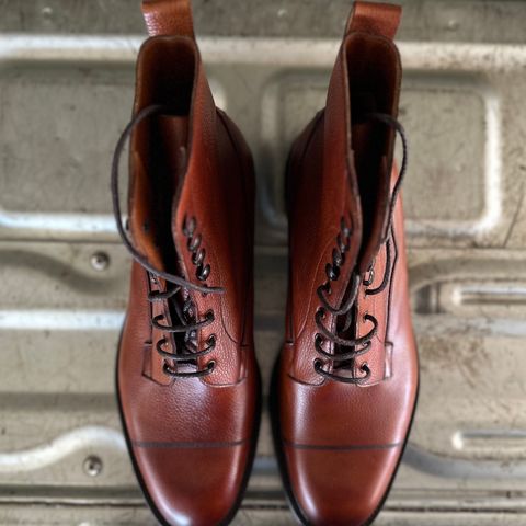 Edward Green Galway in Rosewood Country Calf