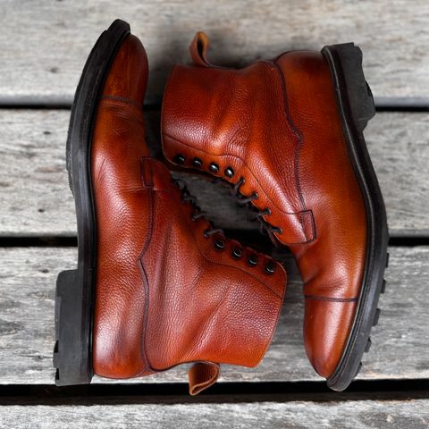 Edward Green Galway in Rosewood Country Calf