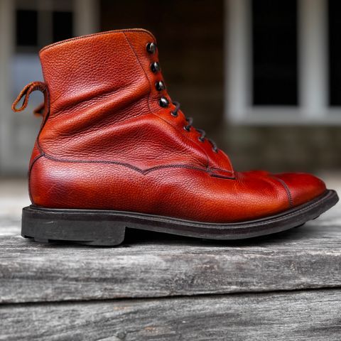 Edward Green Galway in Rosewood Country Calf