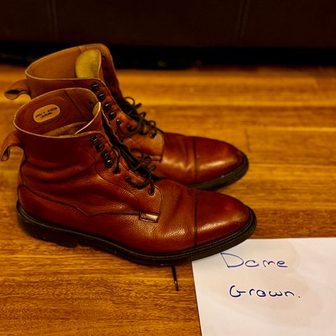 Edward Green Galway in Rosewood Country Calf