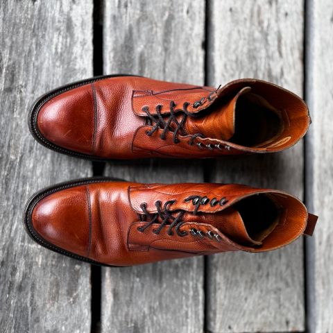 Edward Green Galway in Rosewood Country Calf