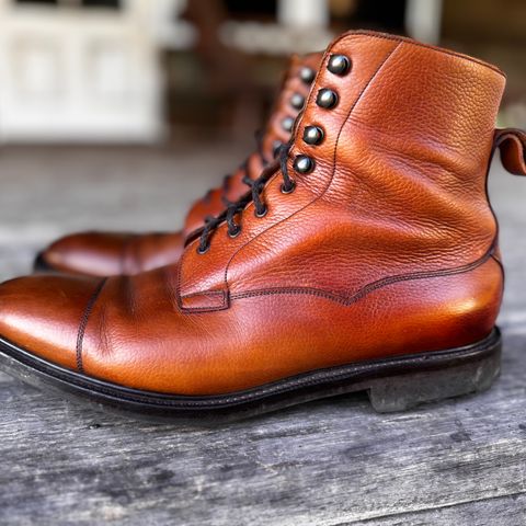 Edward Green Galway in Rosewood Country Calf