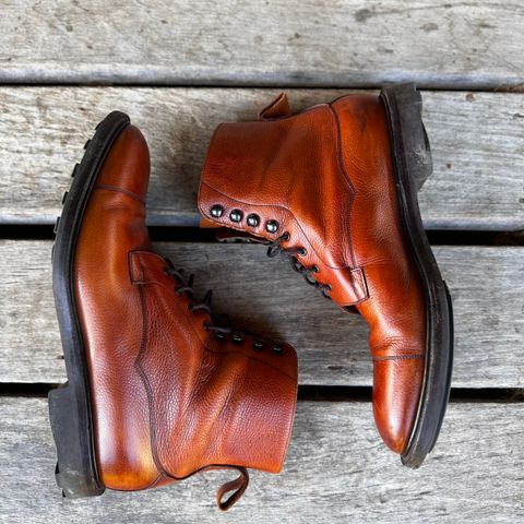 Edward Green Galway in Rosewood Country Calf