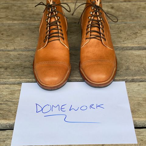 Viberg Service Boot in Horween Natural Dublin