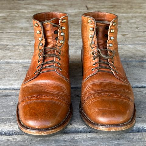 View photo of Viberg Service Boot in Horween Natural Dublin