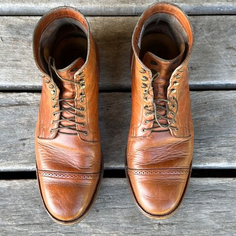 View photo of Viberg Service Boot in Horween Natural Dublin