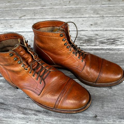 View photo of Viberg Service Boot in Horween Natural Dublin