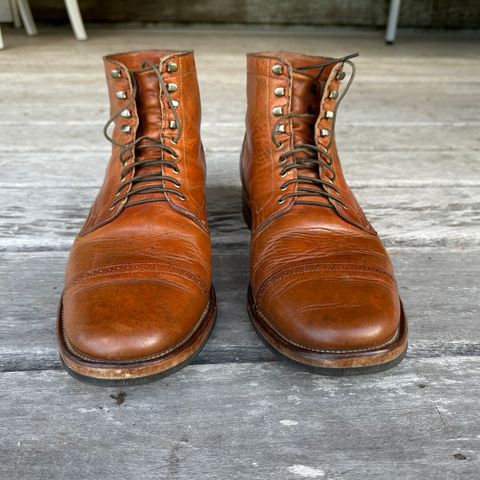 View photo of Viberg Service Boot in Horween Natural Dublin