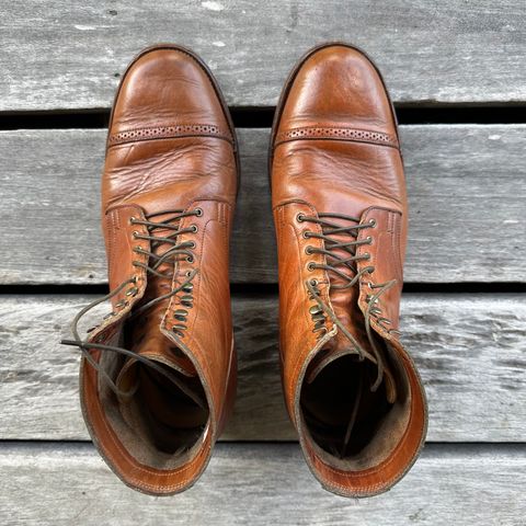 View photo of Viberg Service Boot in Horween Natural Dublin