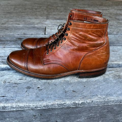 View photo of Viberg Service Boot in Horween Natural Dublin