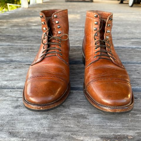 View photo of Viberg Service Boot in Horween Natural Dublin