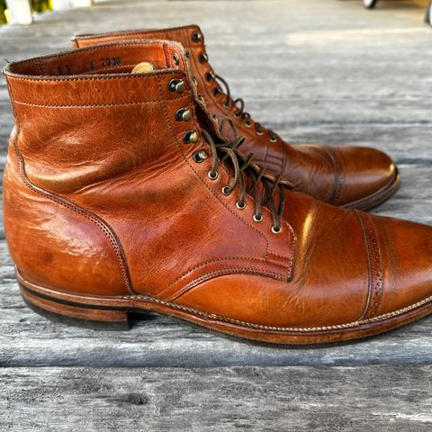 View photo of Viberg Service Boot in Horween Natural Dublin