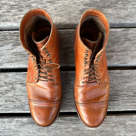 View photo of Viberg Service Boot in Horween Natural Dublin