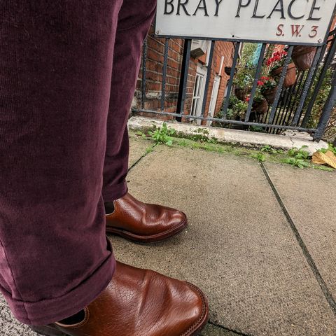 Benzein The Seventh Chelsea Boot in Shinki Brown Oiled Horsebutt