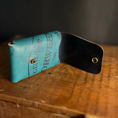 Neilson Leather Co Stitchless Wallet in Horween Navy Shell Cordovan