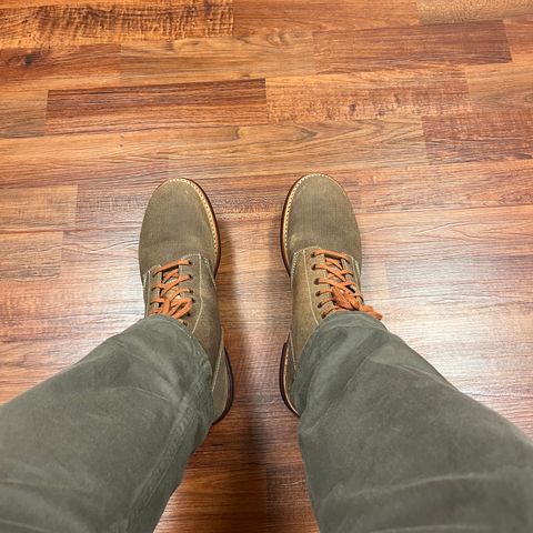 John Lofgren M-43 Service Shoes in Horween Natural Chromexcel Roughout