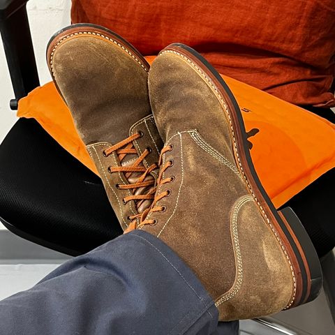 John Lofgren M-43 Service Shoes in Horween Natural Chromexcel Roughout