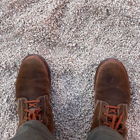 John Lofgren M-43 Service Shoes in Horween Natural Chromexcel Roughout
