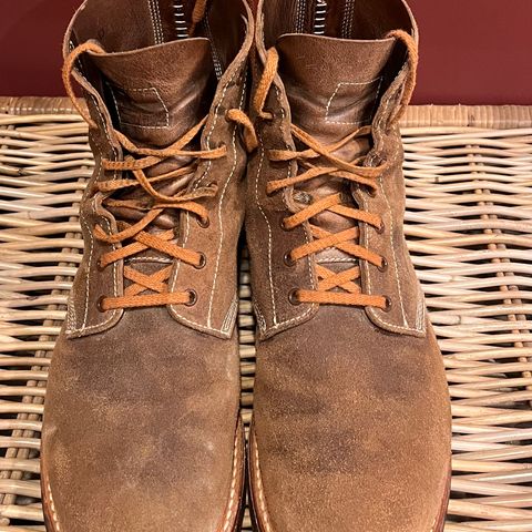 John Lofgren M-43 Service Shoes in Horween Natural Chromexcel Roughout