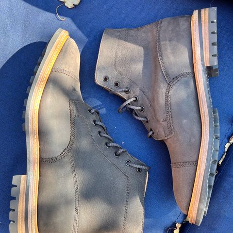 Tricker's x Division Road Dean Boot in C.F. Stead Bronze Unicorn Elk