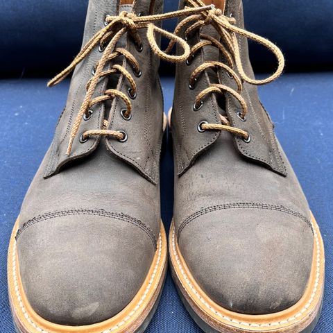 Tricker's x Division Road Dean Boot in C.F. Stead Bronze Unicorn Elk
