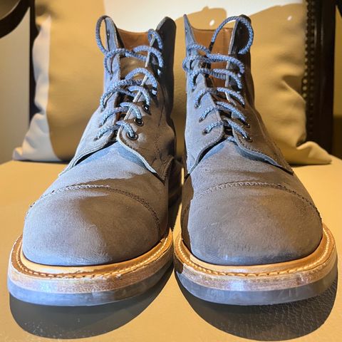 Tricker's x Division Road Dean Boot in C.F. Stead Bronze Unicorn Elk