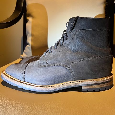 Tricker's x Division Road Dean Boot in C.F. Stead Bronze Unicorn Elk