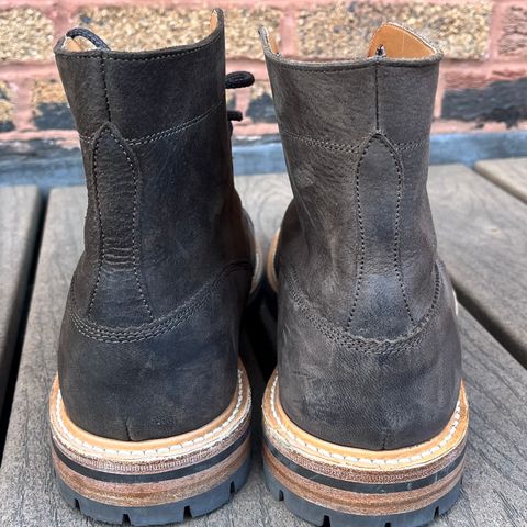Tricker's x Division Road Dean Boot in C.F. Stead Bronze Unicorn Elk